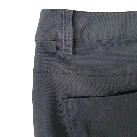 Lululemon Pant Men’s Size 34X30 Gray Obsidian ABC Slim Fit Warpstreme - Picture 5 of 8